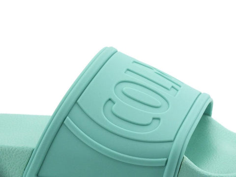 COLMAR Slipper Logo Ciabatta Gomma Sea Green Verde SLIPPERLOGO142 - Sandrini Calzature e Abbigliamento