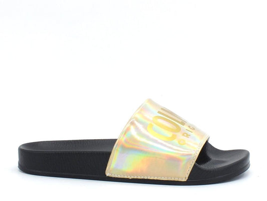 COLMAR Slipper Lux Ciabatta Black Gold SLIPPERLUX609 - Sandrini Calzature e Abbigliamento