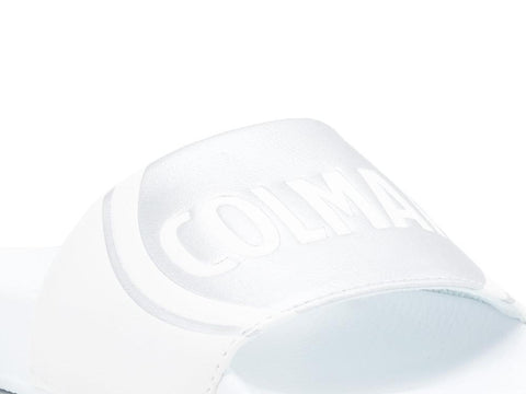 COLMAR Slipper White Silver SLIPPERLOGO610 - Sandrini Calzature e Abbigliamento