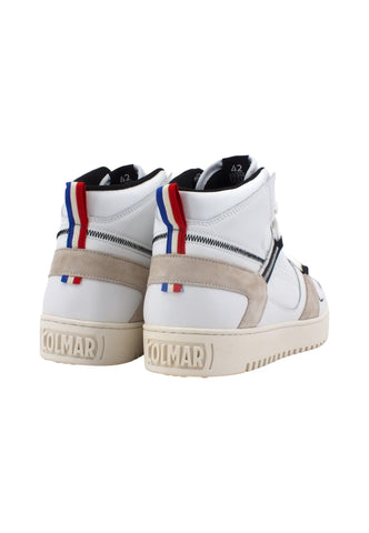 COLMAR Sneaker Basket Hi Uomo White RENTON-SPORTKEY - Sandrini Calzature e Abbigliamento
