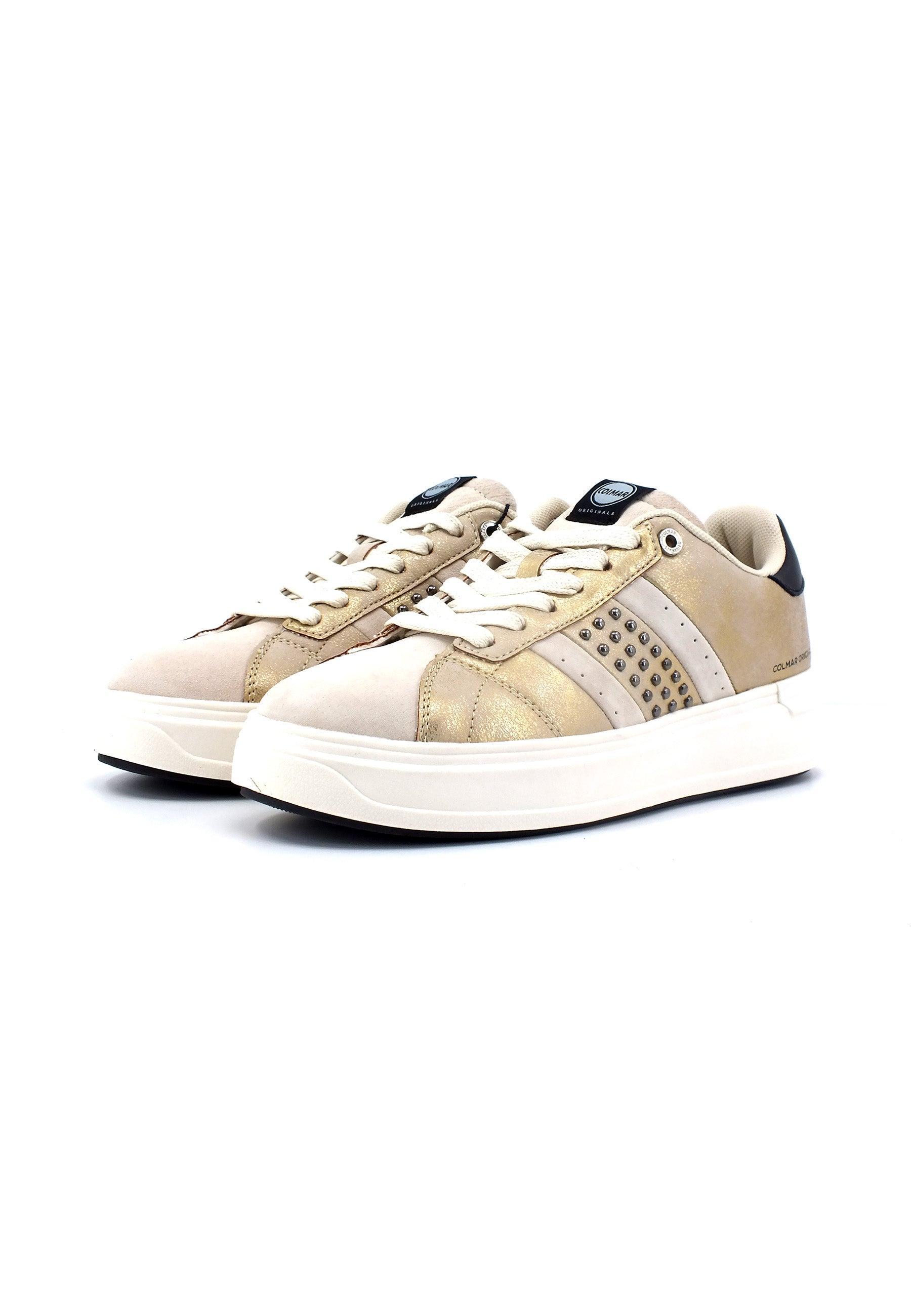 COLMAR Sneaker Borchie Donna Gold CLAYTON-MINDY - Sandrini Calzature e Abbigliamento