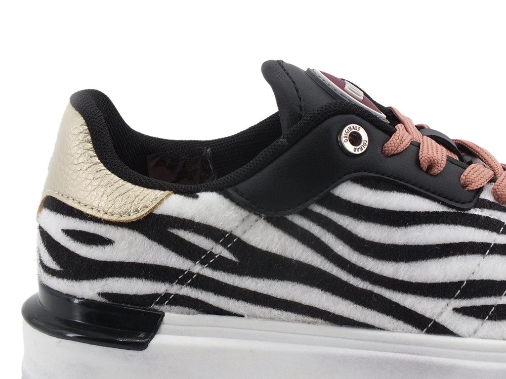 COLMAR Sneaker Cavallino Zebra White Black Rose CLAYTONINTENSE201 - Sandrini Calzature e Abbigliamento