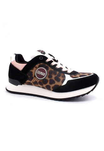 COLMAR Sneaker Donna Brown Black TRAVIS WILDCAT REGULAR OUTSOLE - Sandrini Calzature e Abbigliamento
