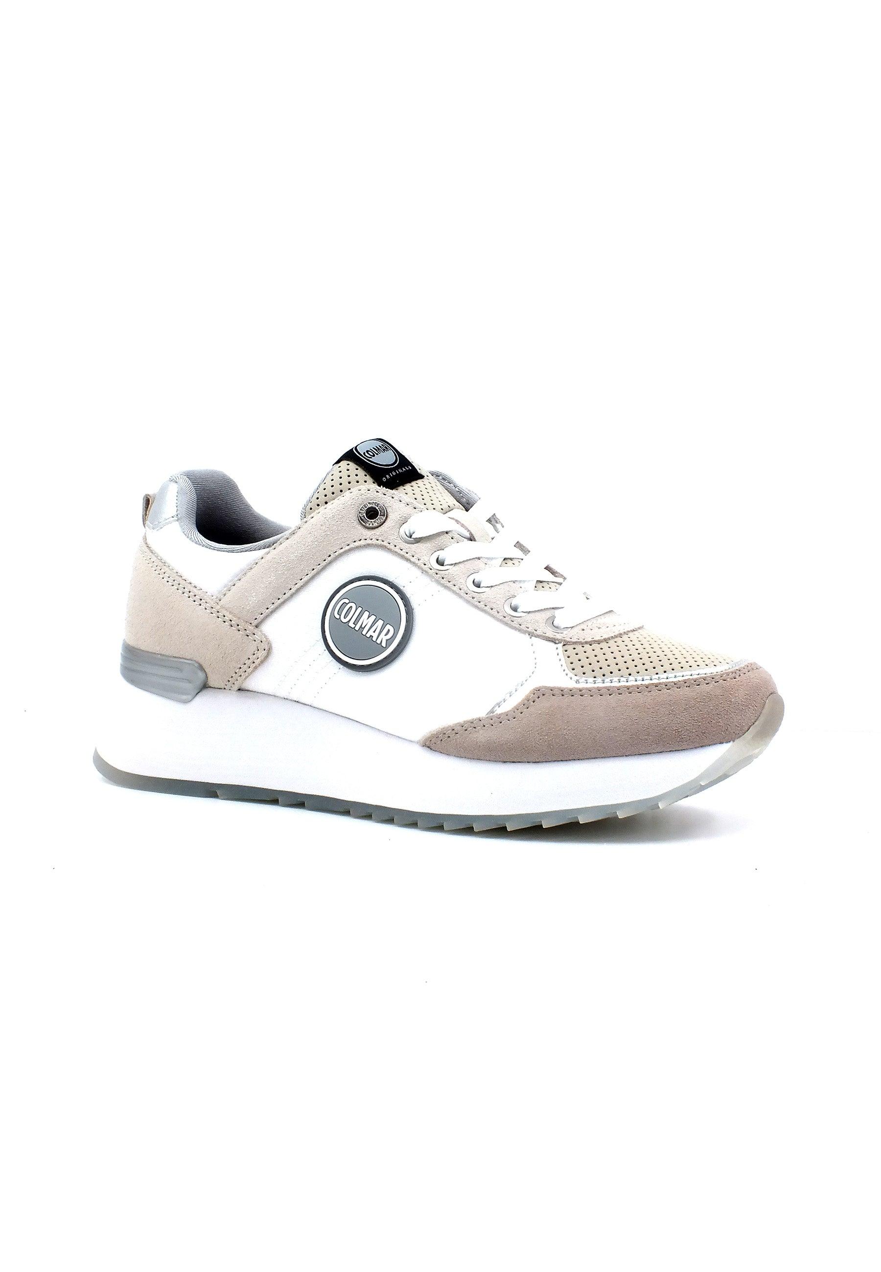 COLMAR Sneaker Donna White Beige TRAVIS PRIME - Sandrini Calzature e Abbigliamento
