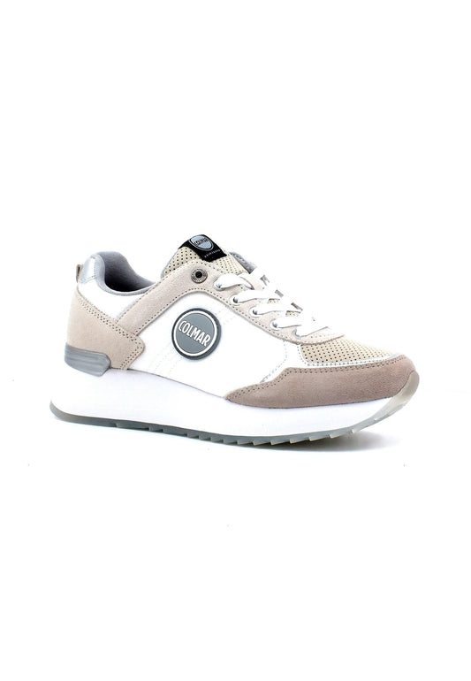 COLMAR Sneaker Donna White Beige TRAVIS PRIME - Sandrini Calzature e Abbigliamento