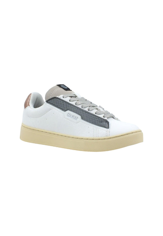 COLMAR Sneaker Donna White Grey Pink BATES LASH - Sandrini Calzature e Abbigliamento