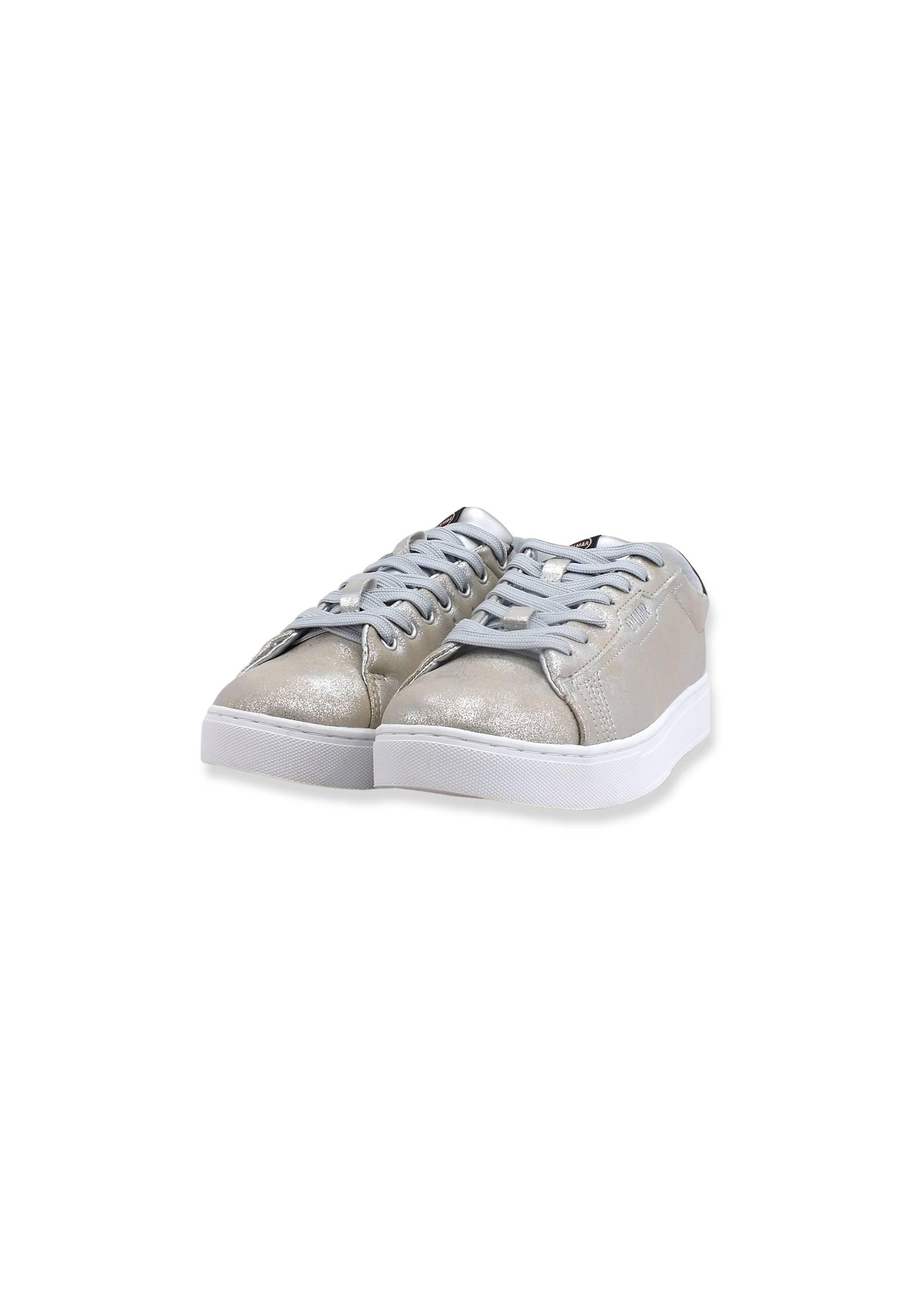COLMAR Sneaker Lamè Donna Silver BATES PUNK - Sandrini Calzature e Abbigliamento
