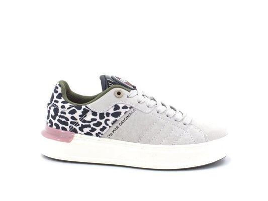 COLMAR Sneaker Retro Leopard Warm Gray Rose Black CLAYTONCHEETA196 - Sandrini Calzature e Abbigliamento