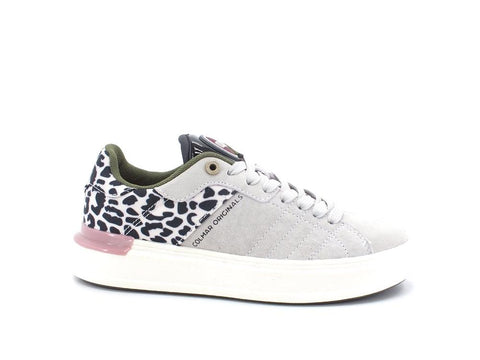 COLMAR Sneaker Retro Leopard Warm Gray Rose Black CLAYTONCHEETA196 - Sandrini Calzature e Abbigliamento