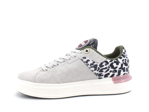 COLMAR Sneaker Retro Leopard Warm Gray Rose Black CLAYTONCHEETA196 - Sandrini Calzature e Abbigliamento
