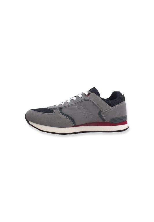 COLMAR Sneaker Running Uomo Gray Navy Bordeaux TRAVIS BLOCK - Sandrini Calzature e Abbigliamento
