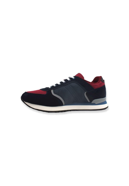 COLMAR Sneaker Running Uomo Navy Bordeaux Steel Blue TRAVIS BLOCK - Sandrini Calzature e Abbigliamento