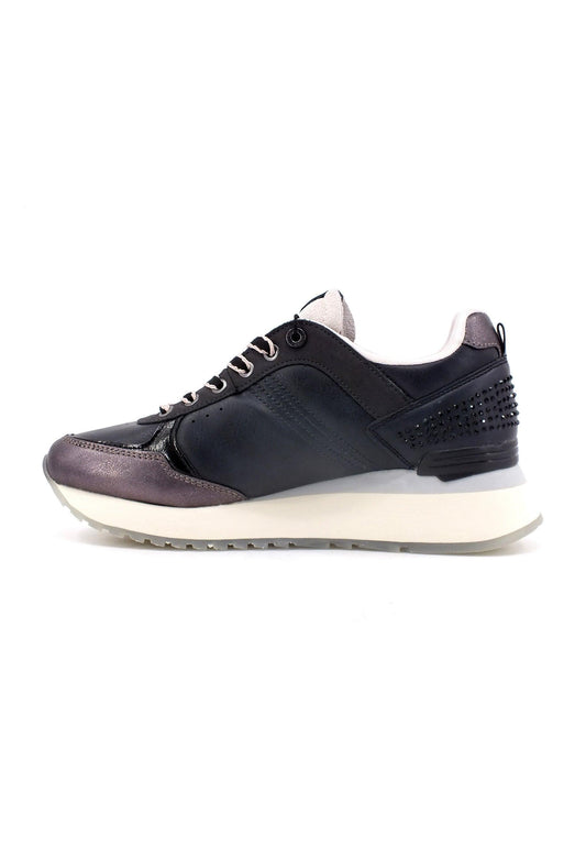 COLMAR Sneaker Strass Donna Black Grey Lilac TRAVIS-STUD - Sandrini Calzature e Abbigliamento
