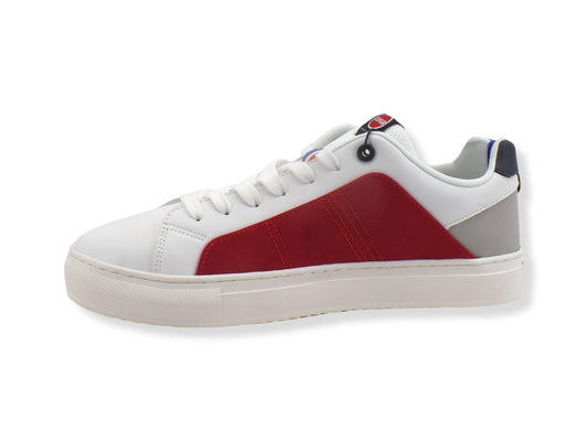 COLMAR Sneaker Tricolor Uomo Red White Navy BRADBURY CHROMATIC BLOCK 014 - Sandrini Calzature e Abbigliamento