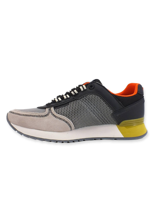 COLMAR Sneaker Uomo Black Ochre Beige TRAVIS SPORT MAGNET - Sandrini Calzature e Abbigliamento