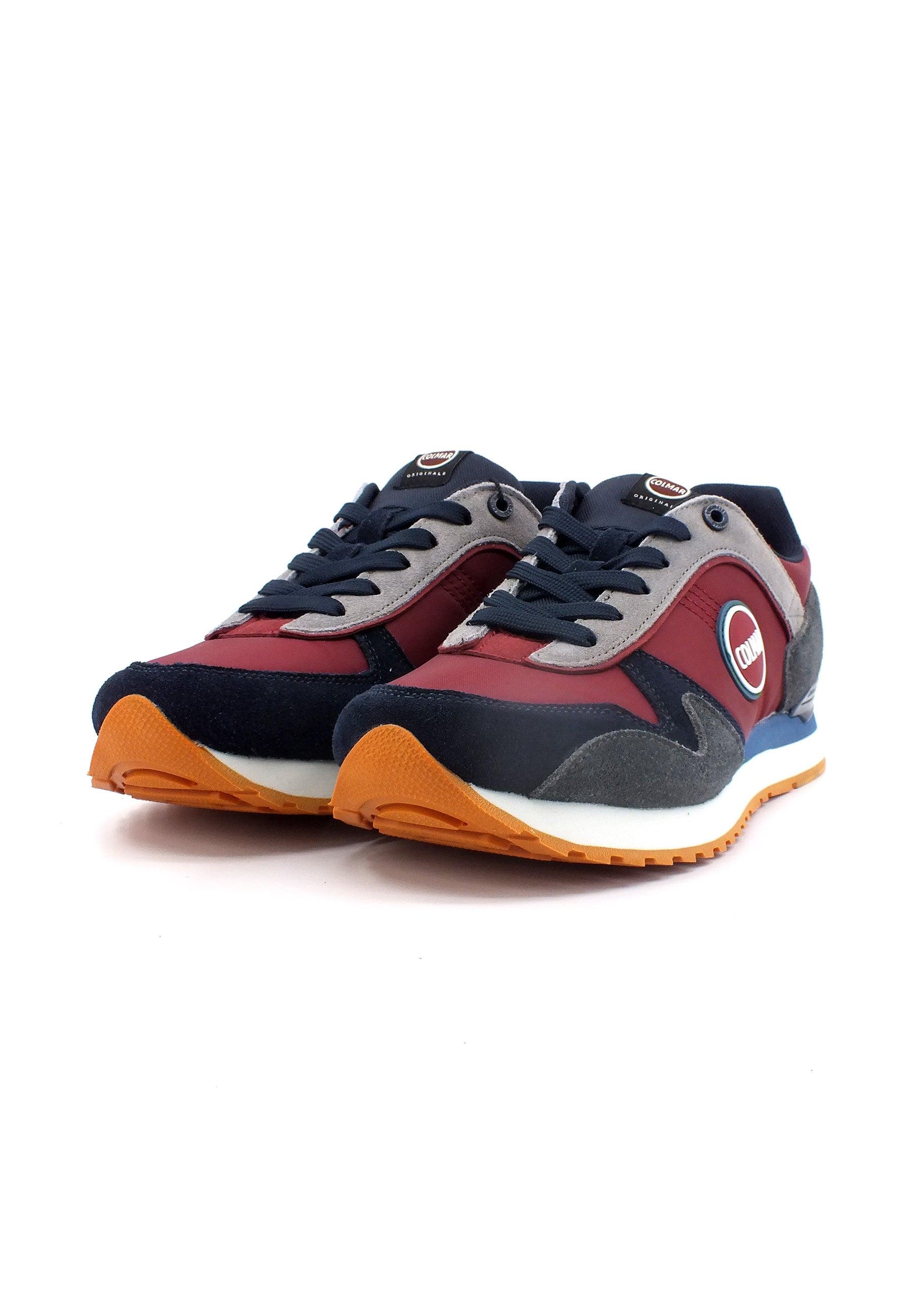 COLMAR Sneaker Uomo Bordeaux Multicolor TRAVIS PRO SHADES - Sandrini Calzature e Abbigliamento