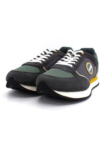 COLMAR Sneaker Uomo Gray Sage Green Ochre TRAVIS BLOCK - Sandrini Calzature e Abbigliamento