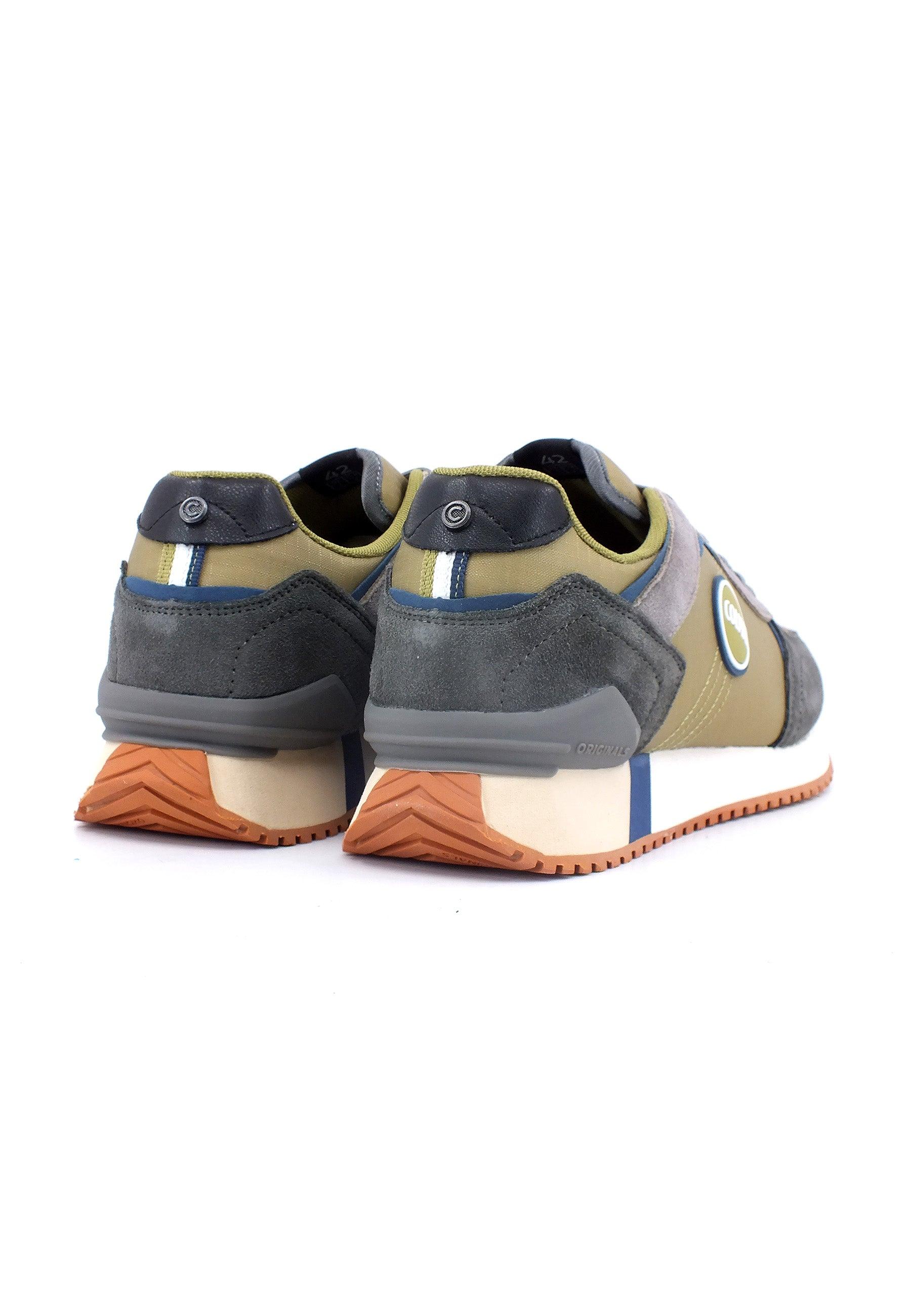 COLMAR Sneaker Uomo Green Grey Navy TRAVIS-PLUS-SHADES - Sandrini Calzature e Abbigliamento
