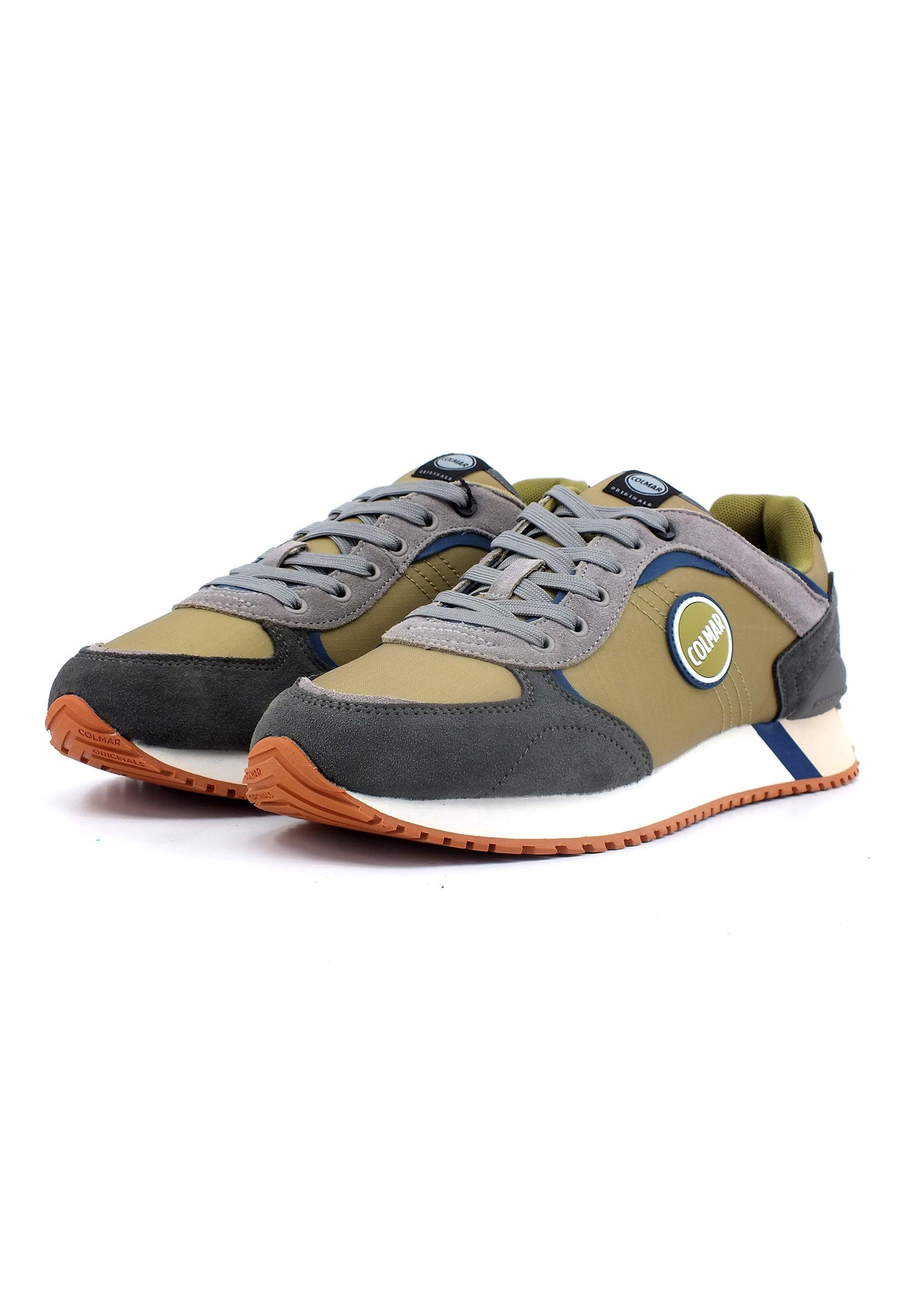 COLMAR Sneaker Uomo Green Grey Navy TRAVIS-PLUS-SHADES - Sandrini Calzature e Abbigliamento