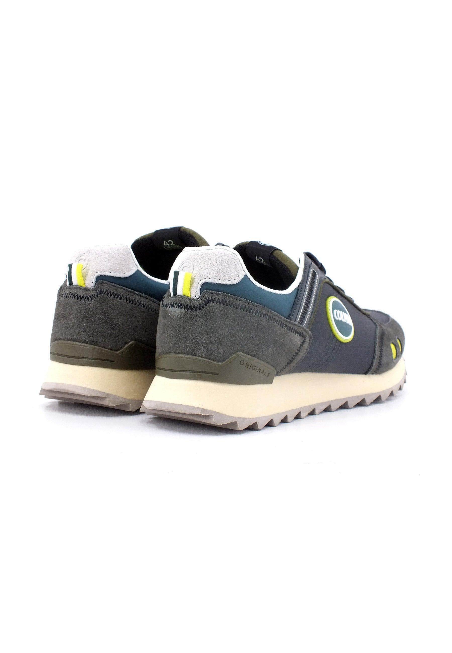 COLMAR Sneaker Uomo Grey Petrol Lime Blue TRAVIS-SPORTBITE - Sandrini Calzature e Abbigliamento