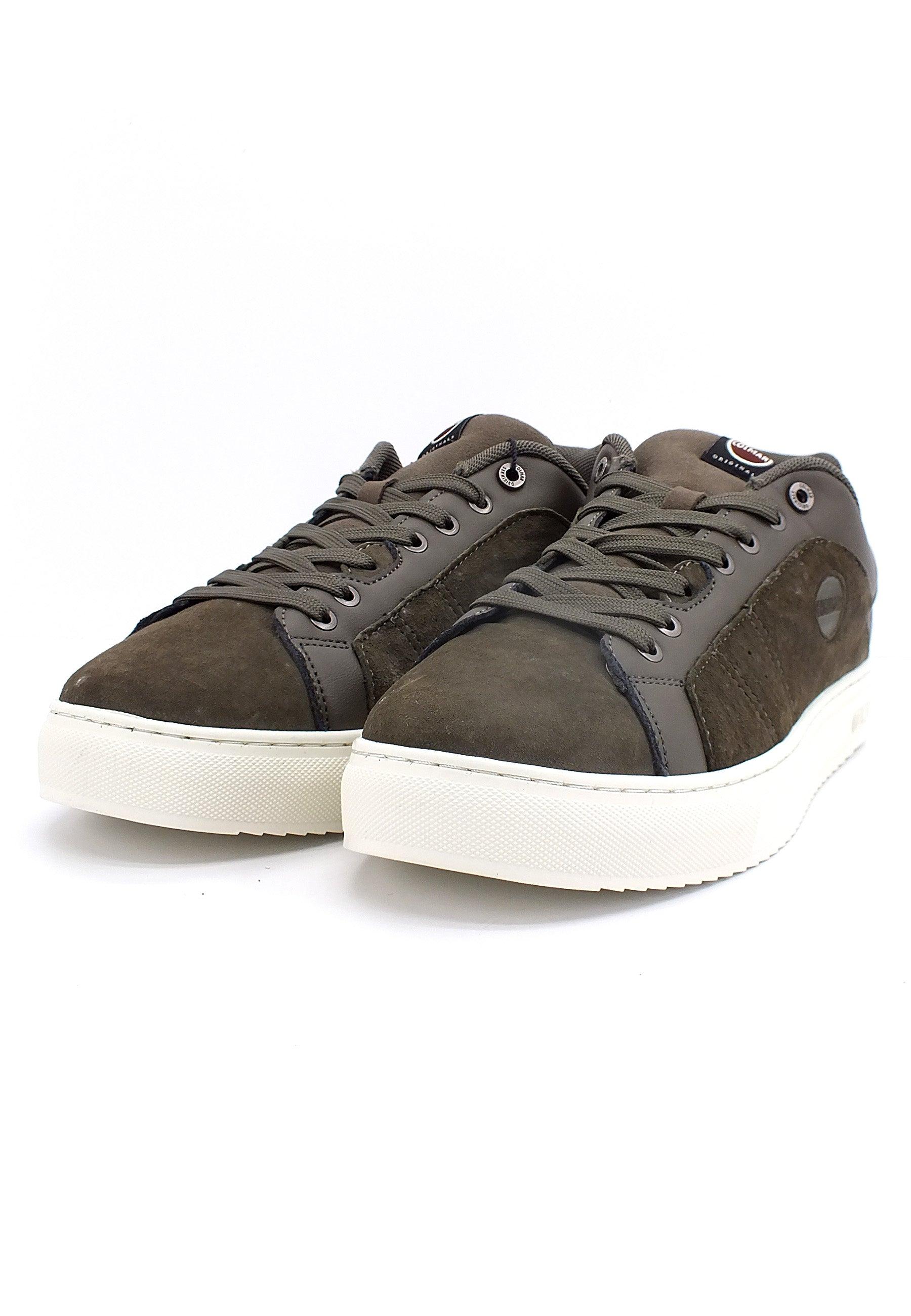 COLMAR Sneaker Uomo Military Green BRADBURY SUEDE - Sandrini Calzature e Abbigliamento