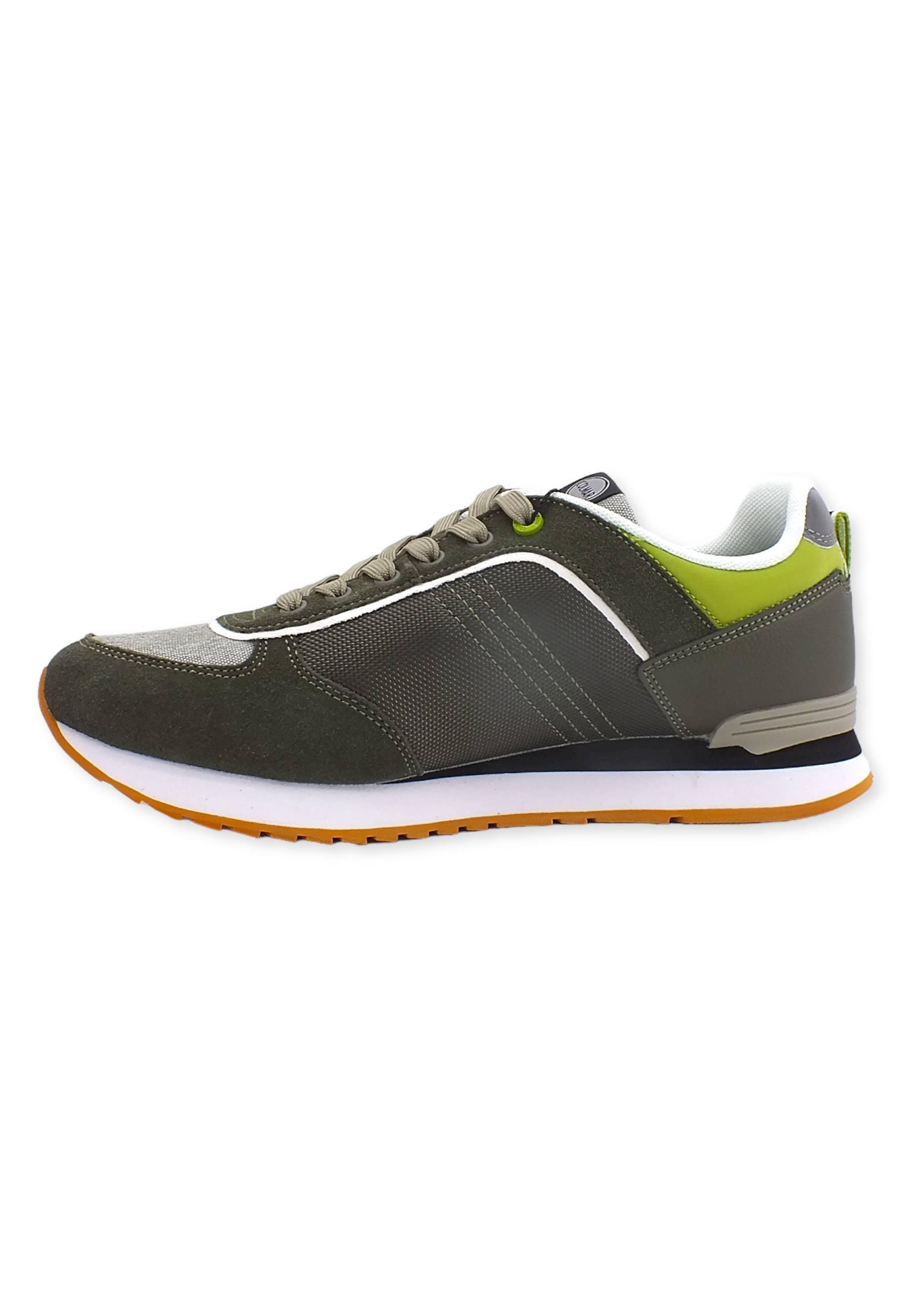 COLMAR Sneaker Uomo Military Green Pistacchio Black TRAVIS TAKEN - Sandrini Calzature e Abbigliamento