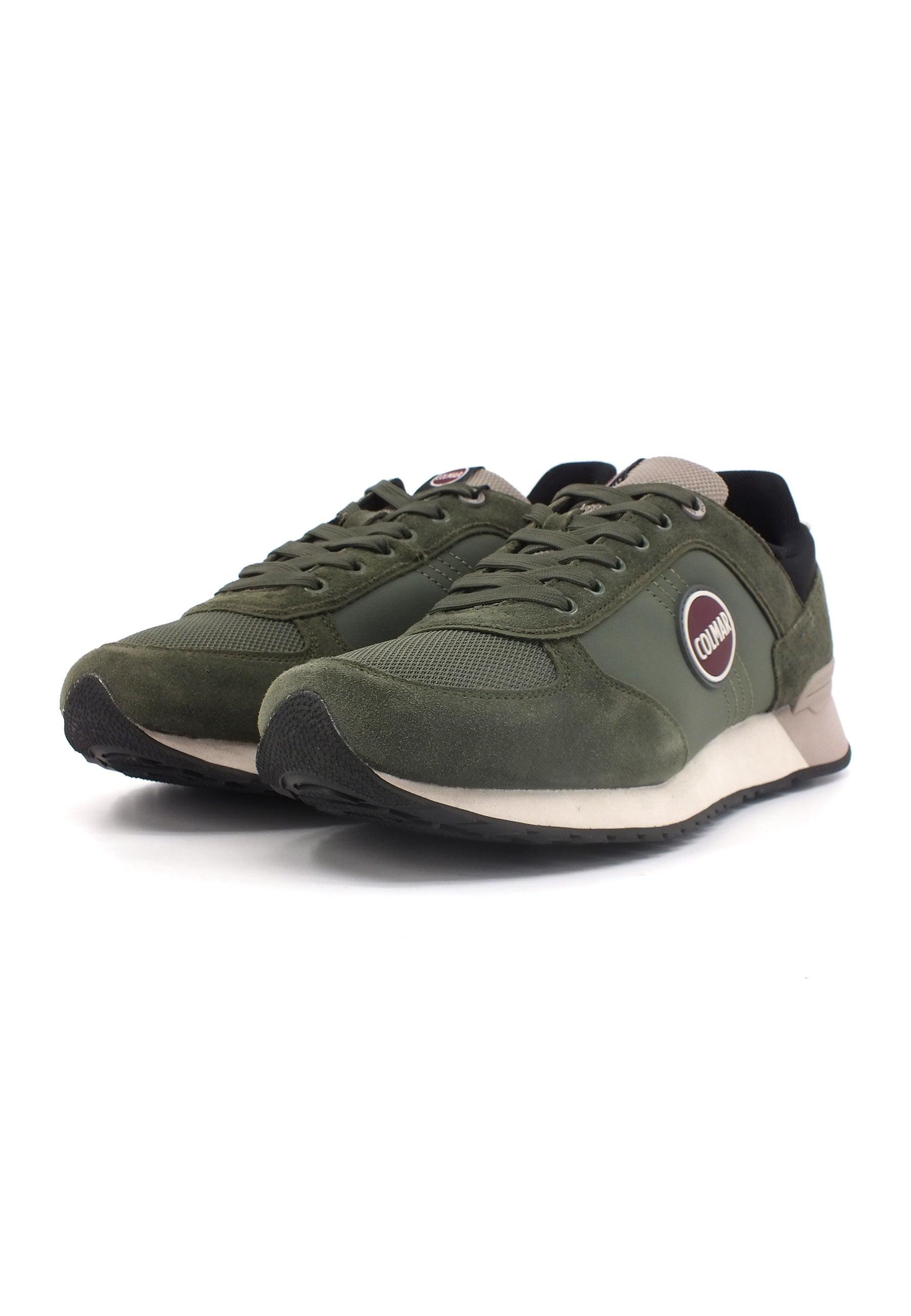 COLMAR Sneaker Uomo Military Green TRAVIS-AUTHENTIC - Sandrini Calzature e Abbigliamento