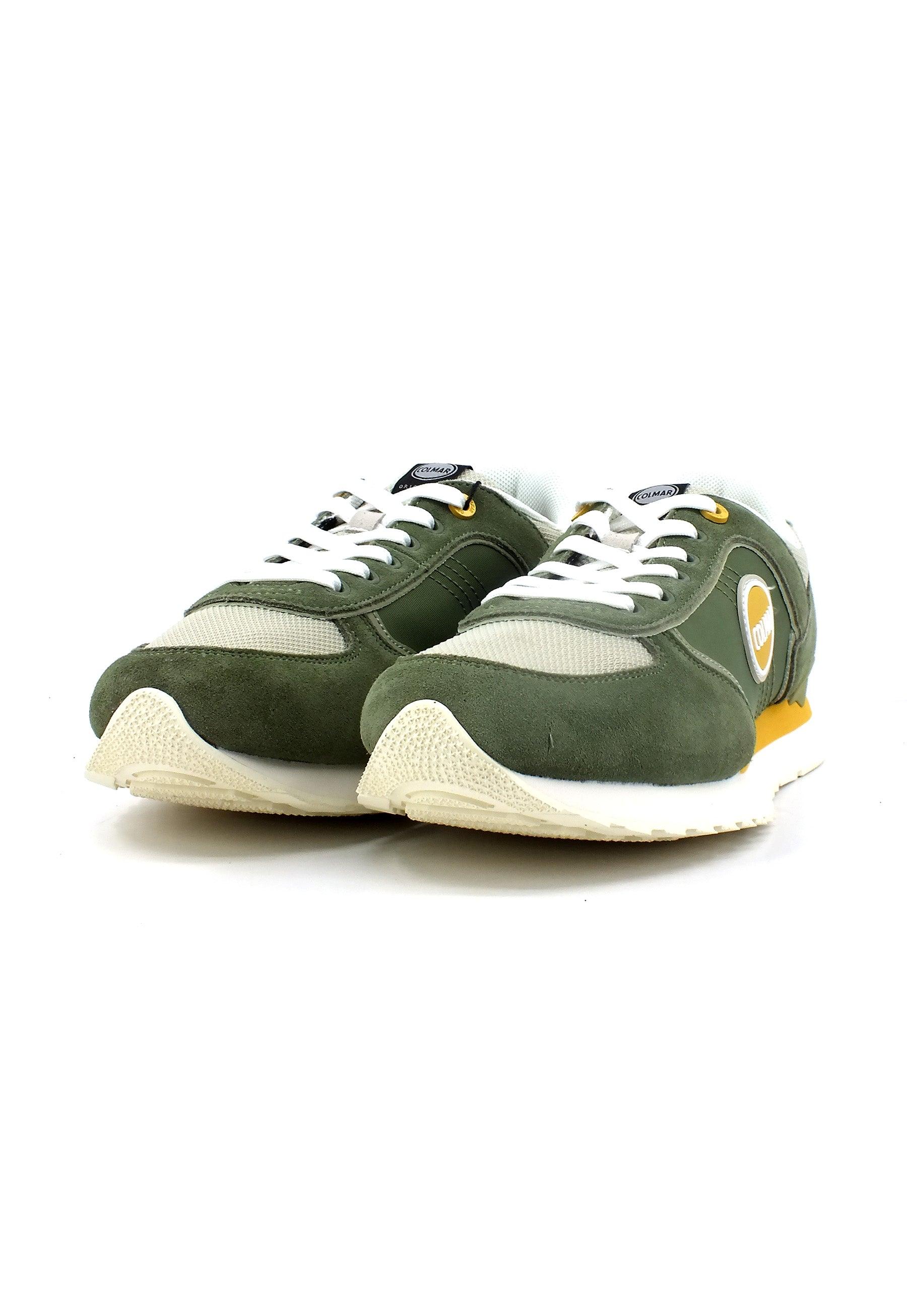 COLMAR Sneaker Uomo Military Green TRAVIS BLOCK-009 - Sandrini Calzature e Abbigliamento