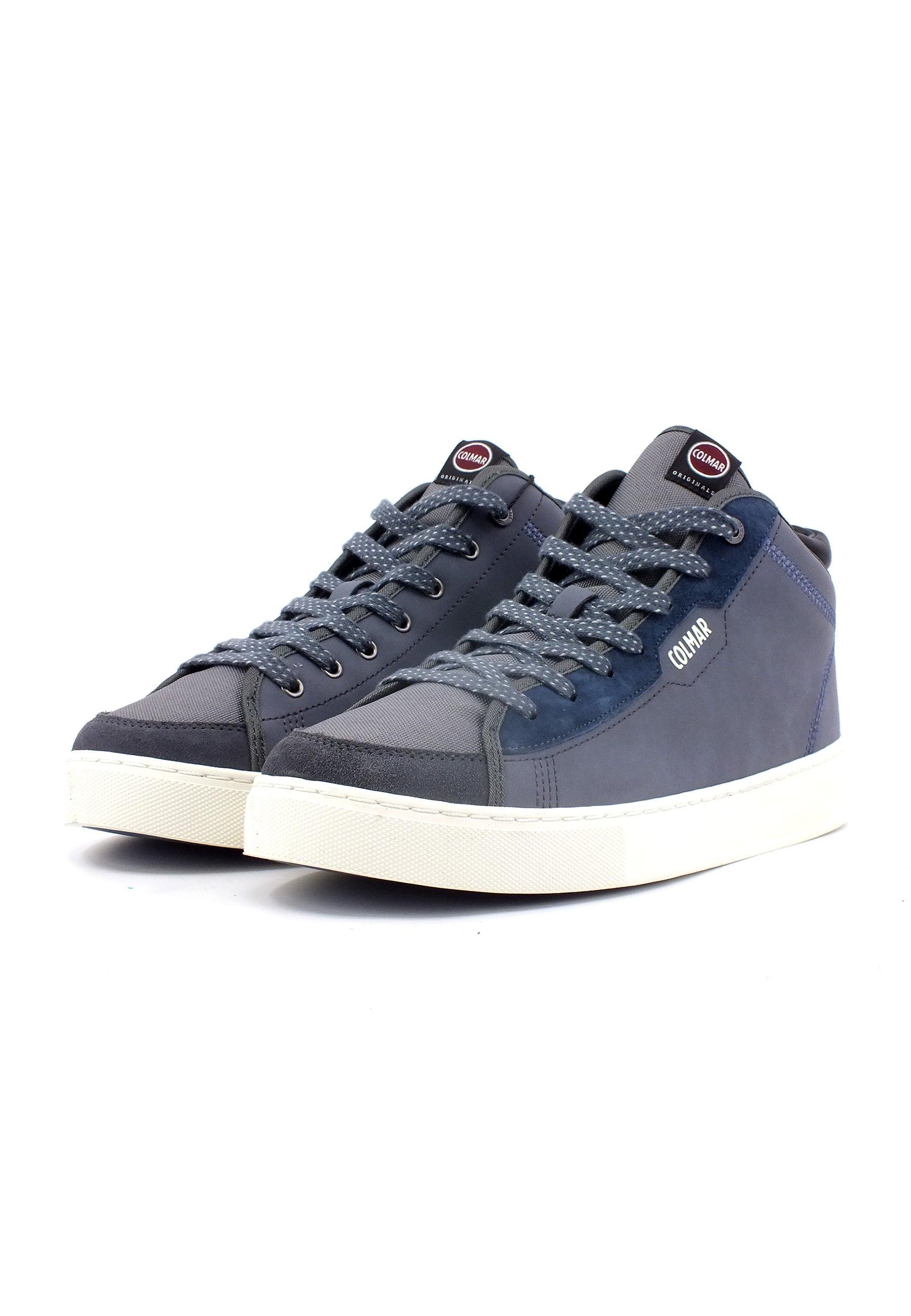 COLMAR Sneaker Uomo Navy Grey BATES-MID-SELECT - Sandrini Calzature e Abbigliamento