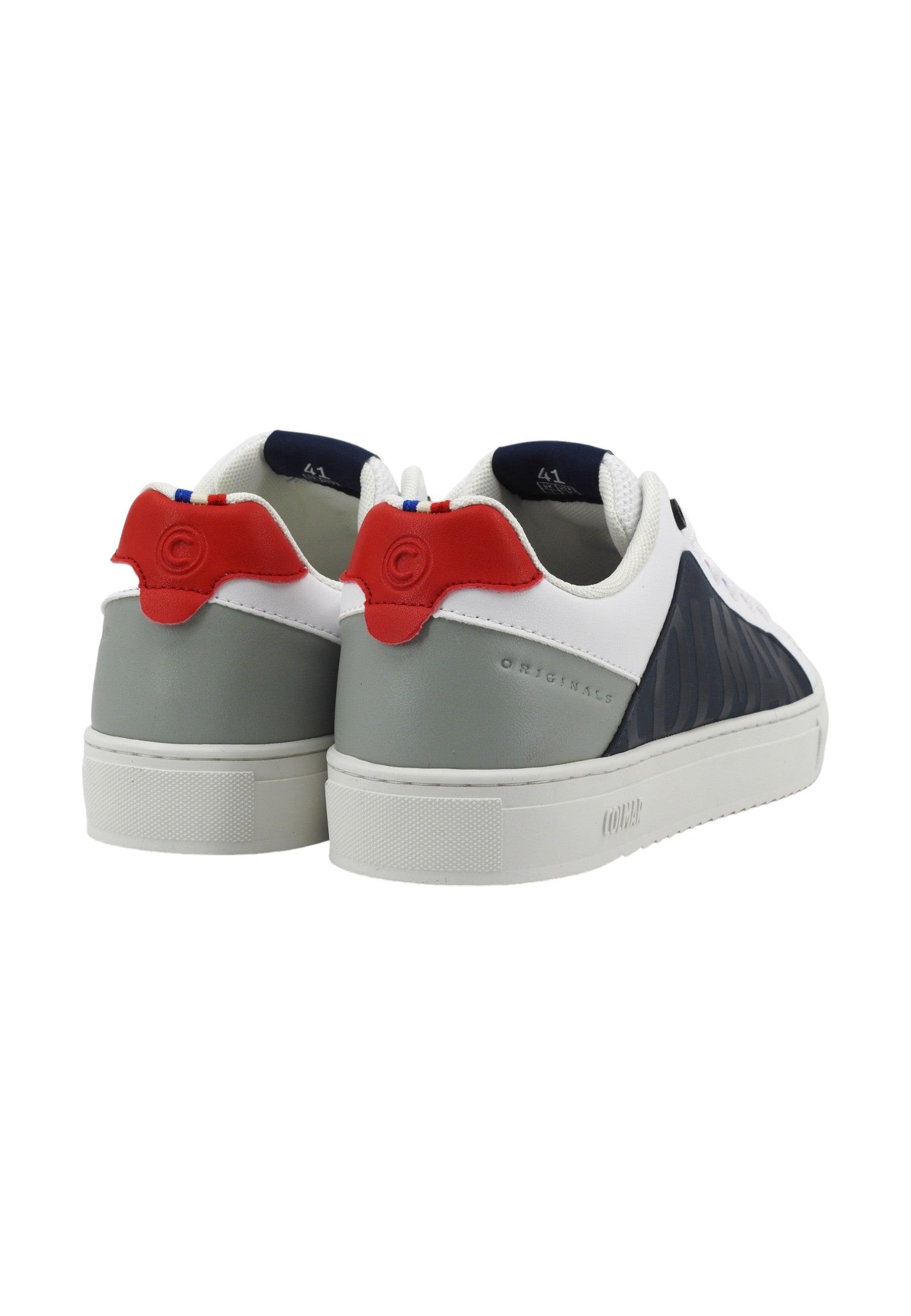 COLMAR Sneaker Uomo Navy Red White BRADBURY CHROMATIC BLOCK - Sandrini Calzature e Abbigliamento