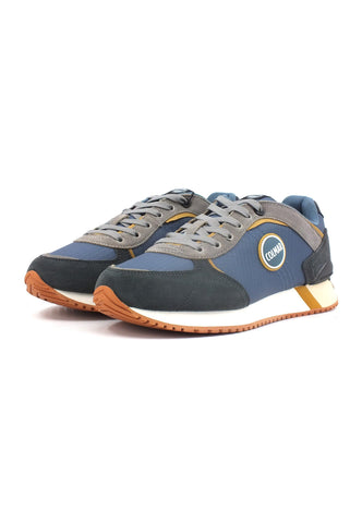 COLMAR Sneaker Uomo Steel Blue Grey Ochra TRAVIS-PLUS-SHADES - Sandrini Calzature e Abbigliamento