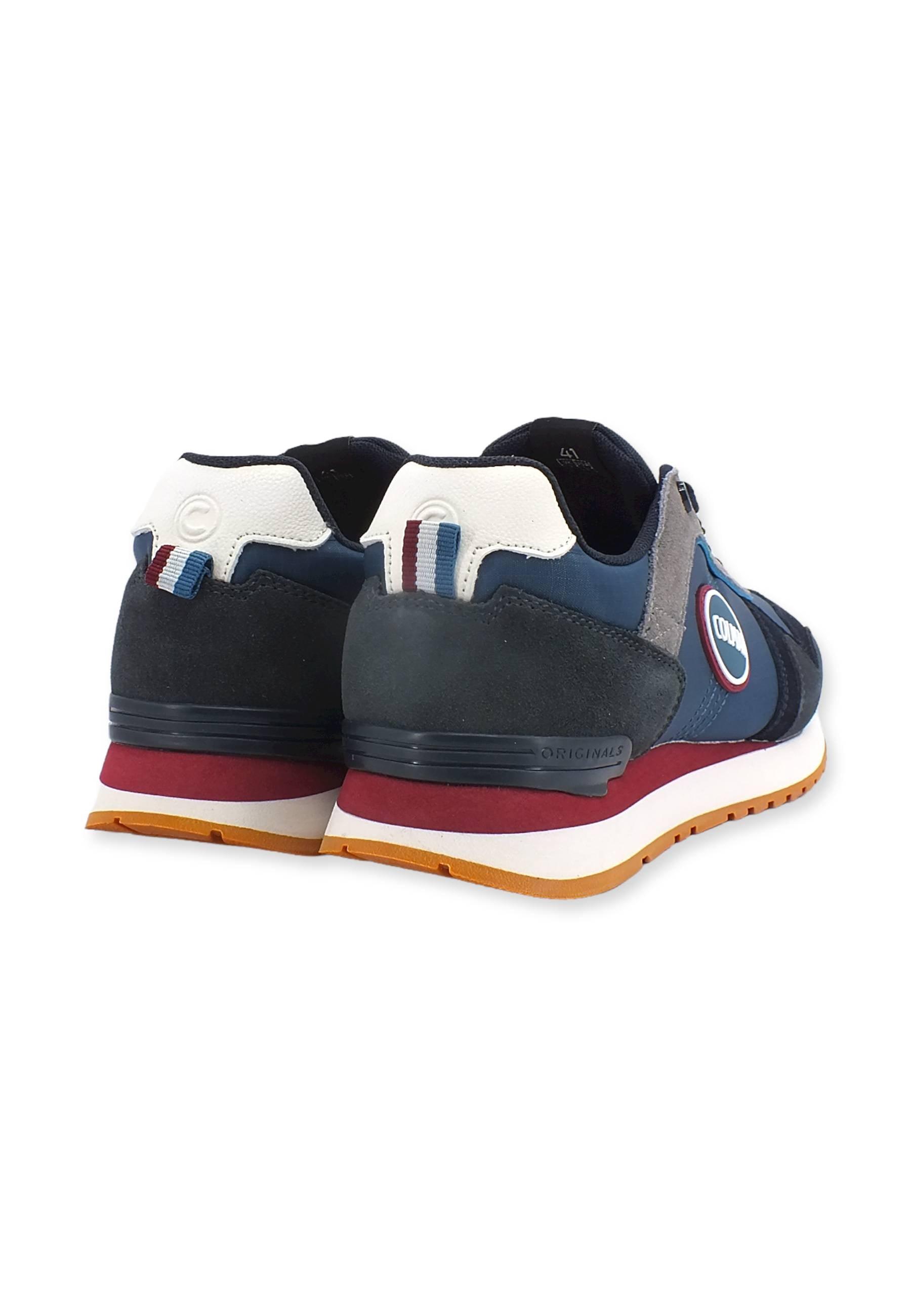 COLMAR Sneaker Uomo Steel Blue Multicolor TRAVIS PRO SHADES - Sandrini Calzature e Abbigliamento