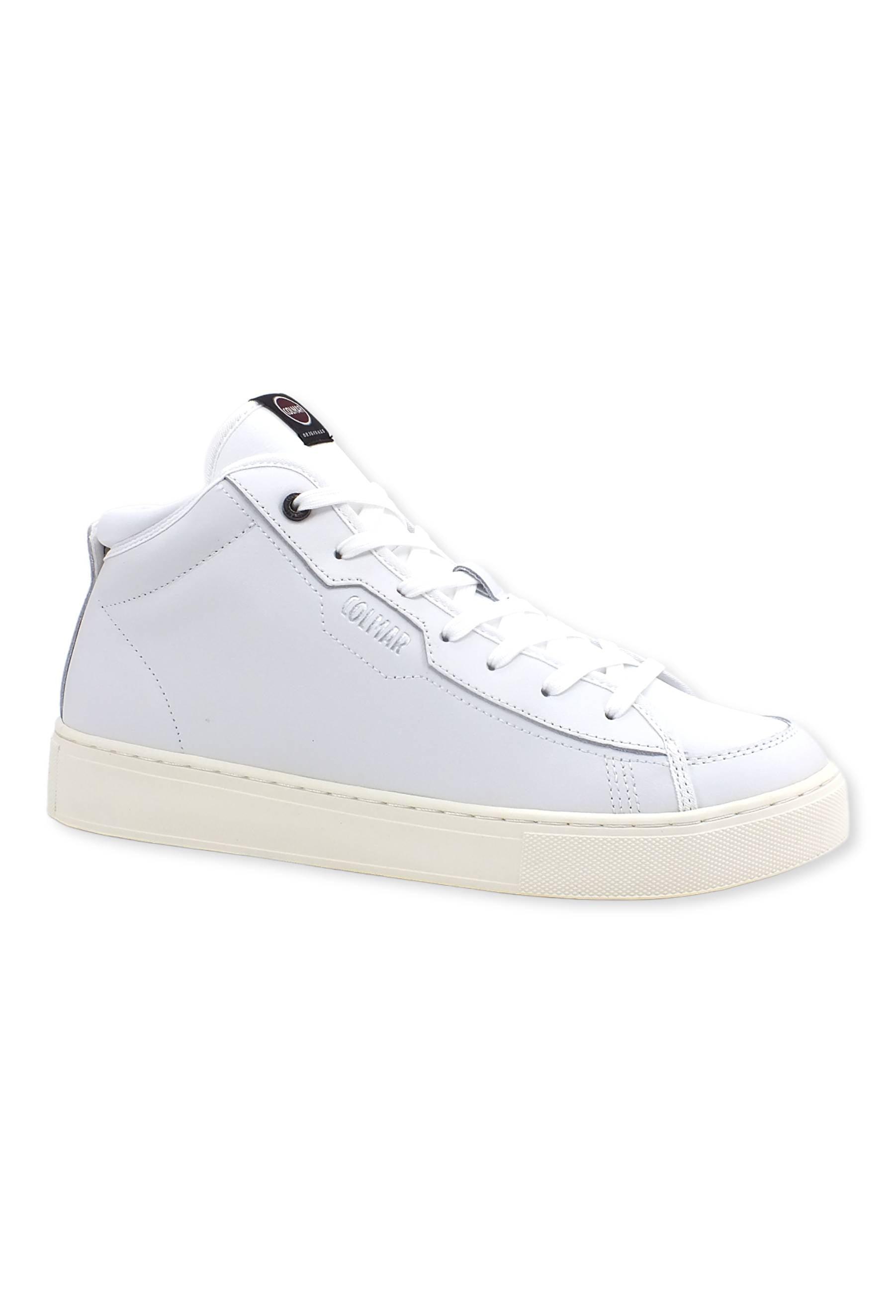 COLMAR Sneaker Uomo White BATES MID PREMIUM - Sandrini Calzature e Abbigliamento