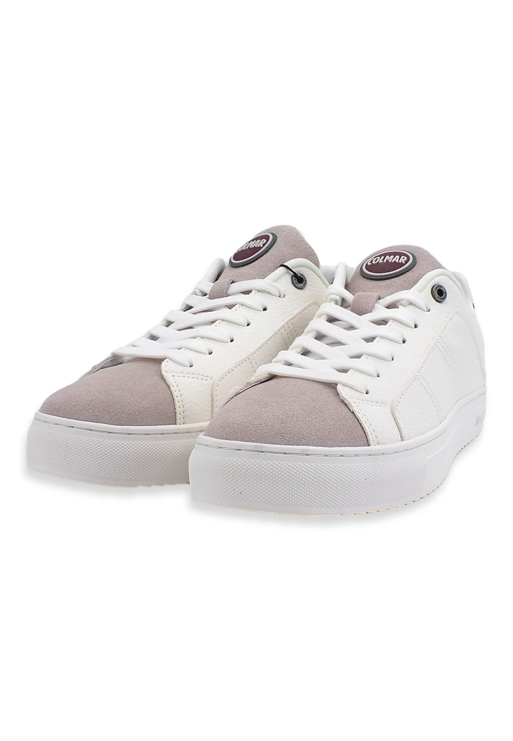 COLMAR Sneaker Uomo White BRADBURY PLAIN - Sandrini Calzature e Abbigliamento