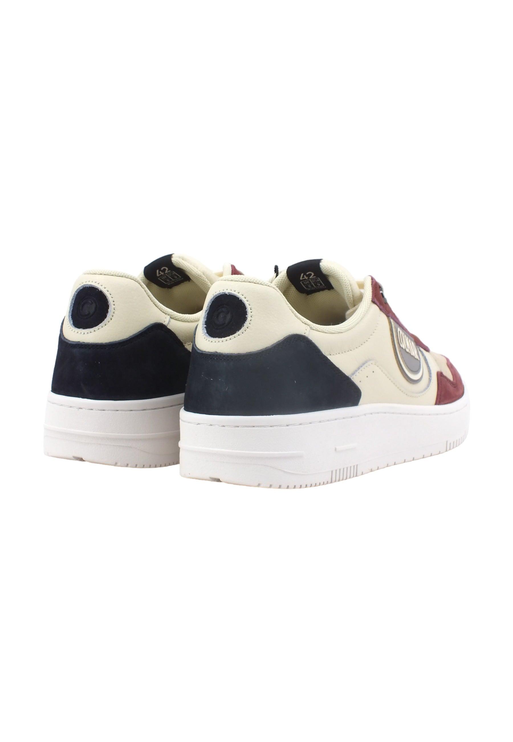 COLMAR Sneaker Uomo White Navy Burgundy AUSTIN-CHOICE 047 - Sandrini Calzature e Abbigliamento