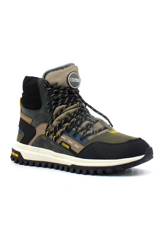 COLMAR Stivaletto Trekking Uomo Verde Kaki Multicolor PEAKER-TREK - Sandrini Calzature e Abbigliamento