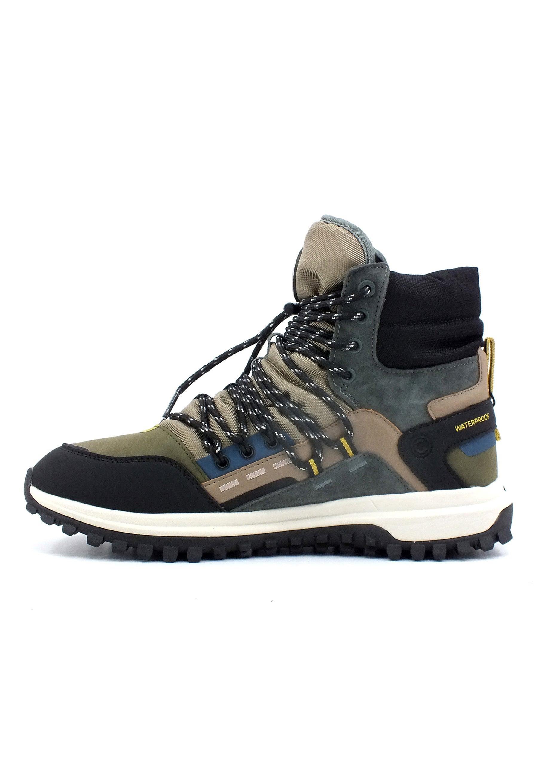COLMAR Stivaletto Trekking Uomo Verde Kaki Multicolor PEAKER-TREK - Sandrini Calzature e Abbigliamento