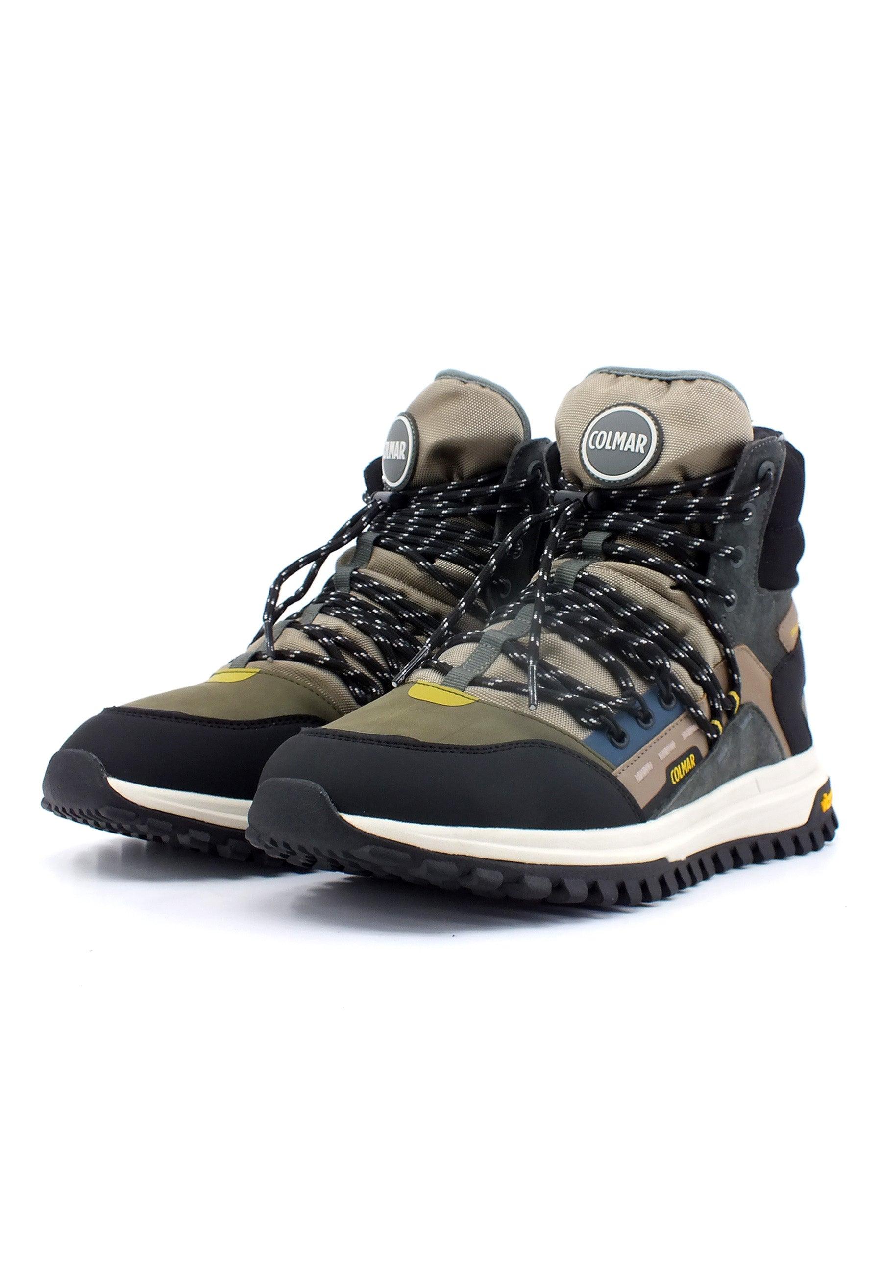 COLMAR Stivaletto Trekking Uomo Verde Kaki Multicolor PEAKER-TREK - Sandrini Calzature e Abbigliamento