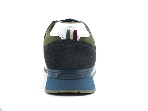 COLMAR Travis Authentic 004 Sneaker Running Nylon Anthracite Petrol Green - Sandrini Calzature e Abbigliamento