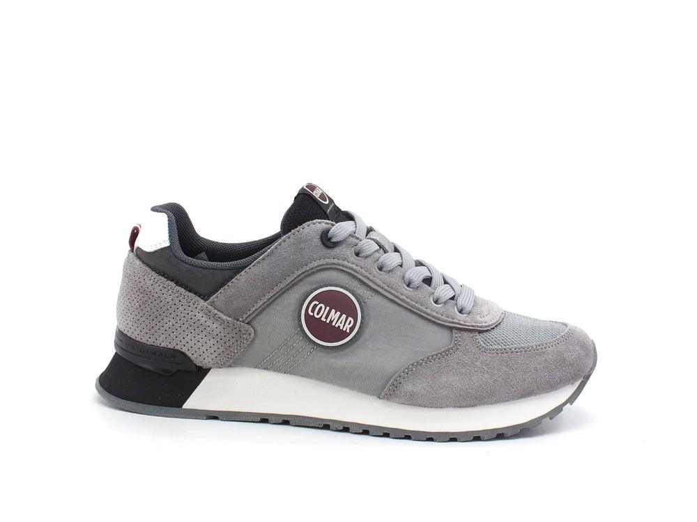 COLMAR Travis Authentic Sneaker Suede Grey Black TRAVISAUTHENTIC007 - Sandrini Calzature e Abbigliamento