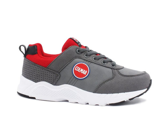 COLMAR Travis Colors Sneaker Gray Red TRAVIS COLORS Y02 - Sandrini Calzature e Abbigliamento
