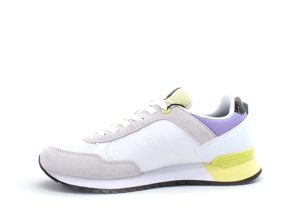COLMAR Travis Mellow Sneaker Donna Tricolor White Lime Lavender TRAVISMELLOW140 - Sandrini Calzature e Abbigliamento