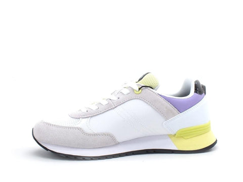COLMAR Travis Mellow Sneaker Donna Tricolor White Lime Lavender TRAVISMELLOW140 - Sandrini Calzature e Abbigliamento