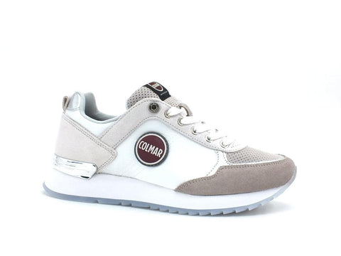 COLMAR Travis Prime Sneaker Running Bicolor White Cold Gray TRAVISPRIME080 - Sandrini Calzature e Abbigliamento