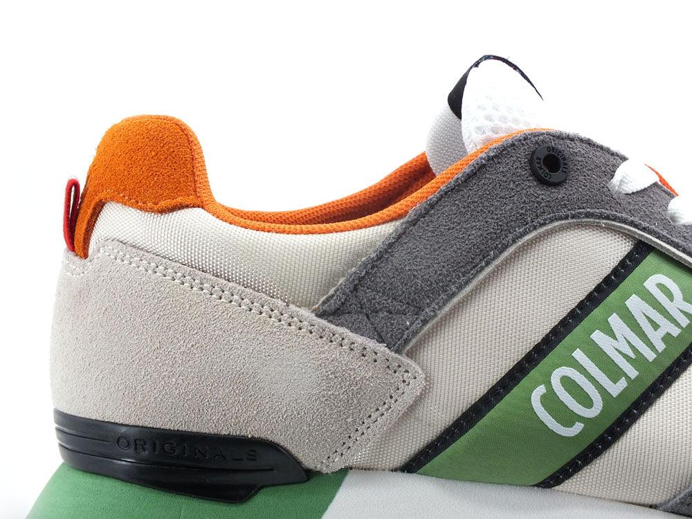 COLMAR Travis Pro Games Sneaker Beige Verde Arancio TRAVISPROGAMES053 - Sandrini Calzature e Abbigliamento
