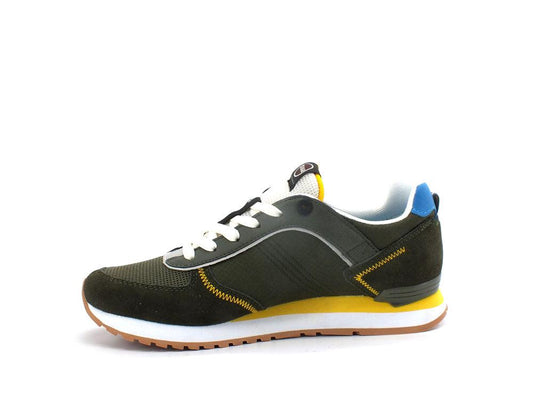 COLMAR Travis Pro Tex Sneaker Verde Giallo Blu TRAVISPROTEX047 - Sandrini Calzature e Abbigliamento