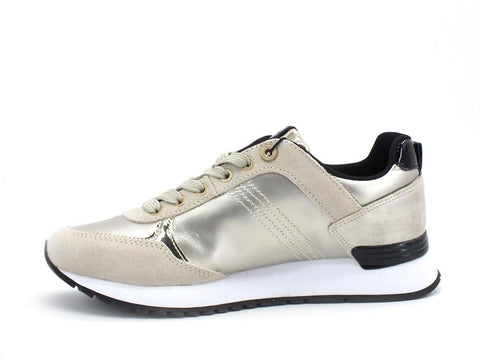 COLMAR Travis Punk Sneaker Running Laminato Gold TRAVISPUNK083 - Sandrini Calzature e Abbigliamento