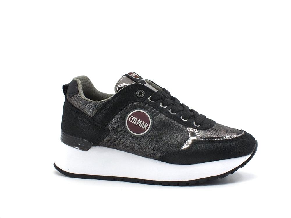 COLMAR Travis Punk Sneaker Running Metal Black TRAVISPUNK100 - Sandrini Calzature e Abbigliamento