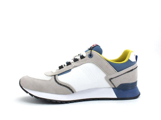 COLMAR Travis Sport Colors Sneaker Uomo White Blue TRAVISSPORTCOLORS037 - Sandrini Calzature e Abbigliamento