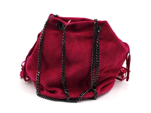 COLOR BAG Borsa Secchiello Frange - Sandrini Calzature e Abbigliamento